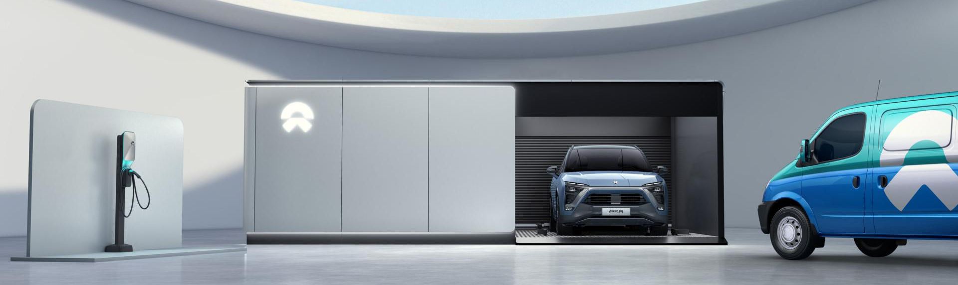 蔚來無人換電站 蔚來無人換電站