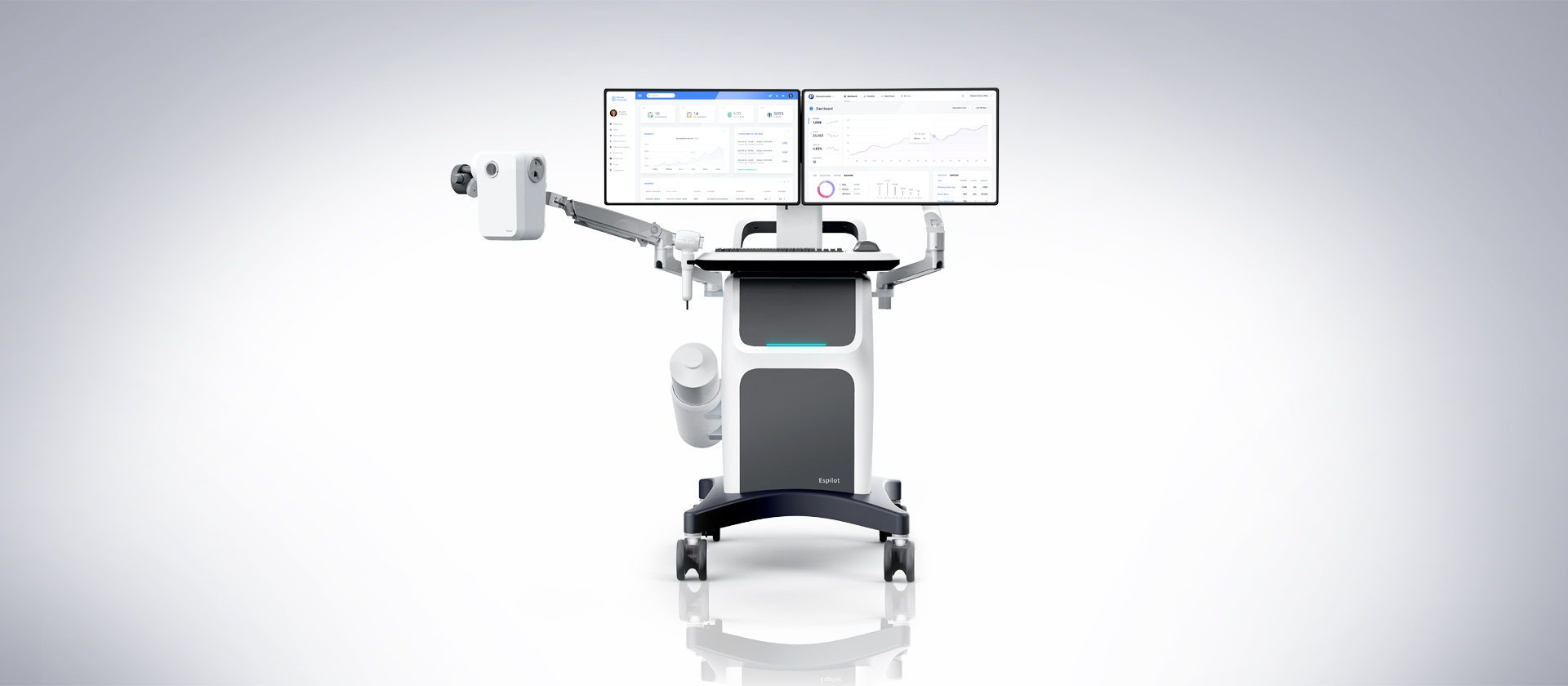 肺功能檢測臺車外觀設(shè)計